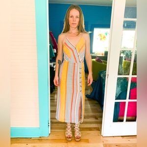 Cute Sid & Nancy striped strappy dress